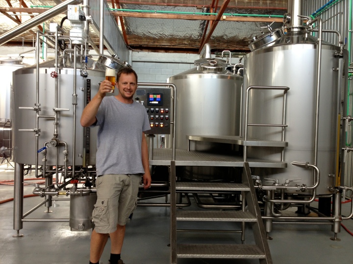 Brewer Andrew Peacocke and his mean machine